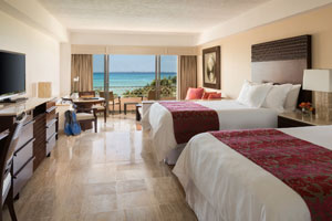 Junior Suite, 2 Double, Ocean view - Grand Fiesta Americana Coral Beach Cancun